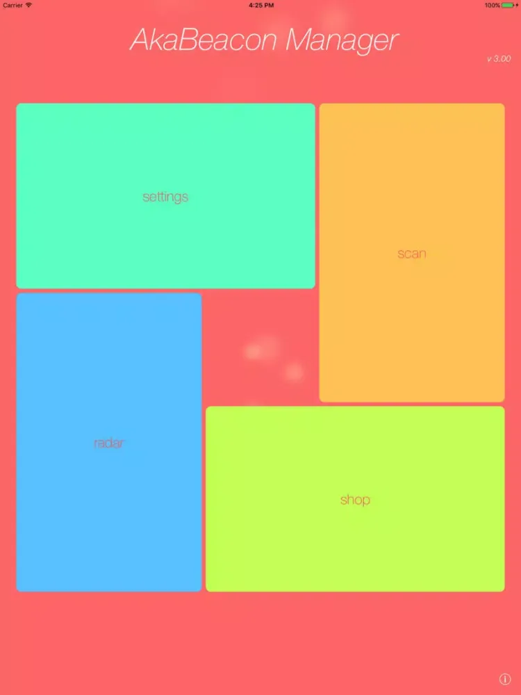AkaBeaconManager iPad  스크린샷
