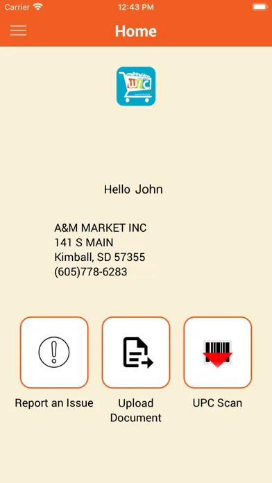 South Dakota WIC Retailer Screenshots