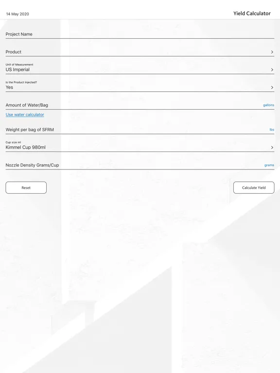 Скриншоты Monokote® Yield Calc iPad 