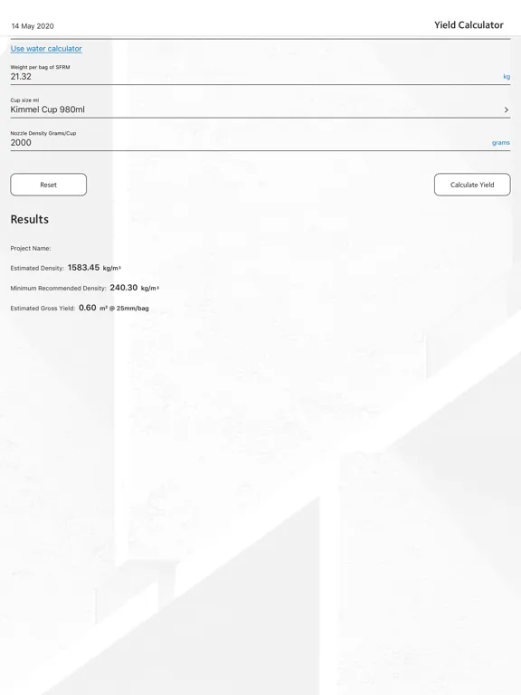 Скриншоты Monokote® Yield Calc iPad 
