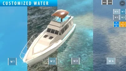 Ảnh chụp màn hình của Jet Boat Sim Cruise Ship Swift