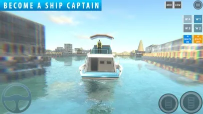 Ảnh chụp màn hình của Jet Boat Sim Cruise Ship Swift