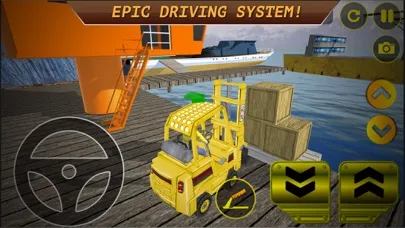 Ảnh chụp màn hình của Drive Forklift Transport Driver Sim 3D