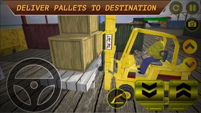 Ảnh chụp màn hình của Drive Forklift Transport Driver Sim 3D