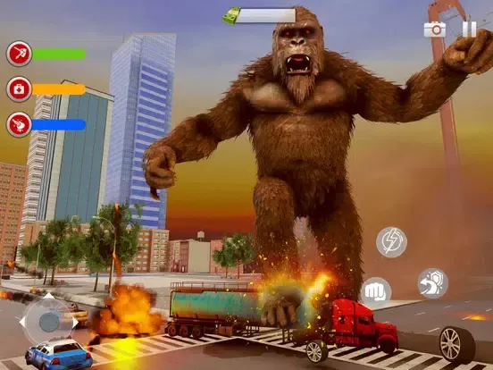 Tangkapan skrin Godzilla Kong - Kaiju Rampage iPad 
