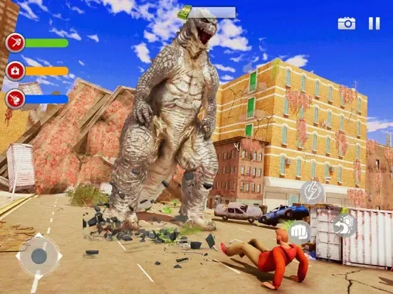 Tangkapan skrin Godzilla Kong - Kaiju Rampage iPad 