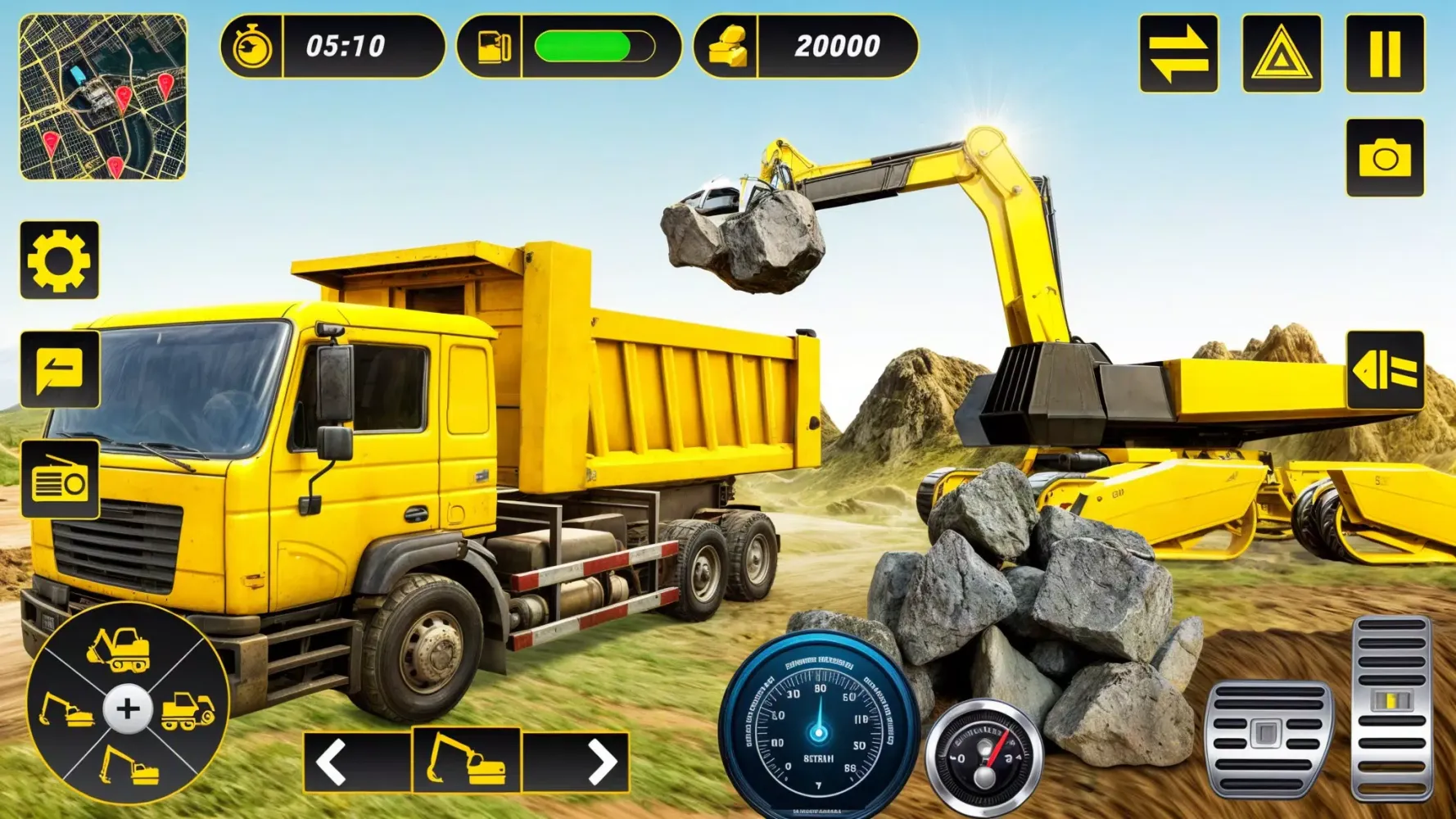 Tangkapan skrin Sand Excavator Simulator 3D