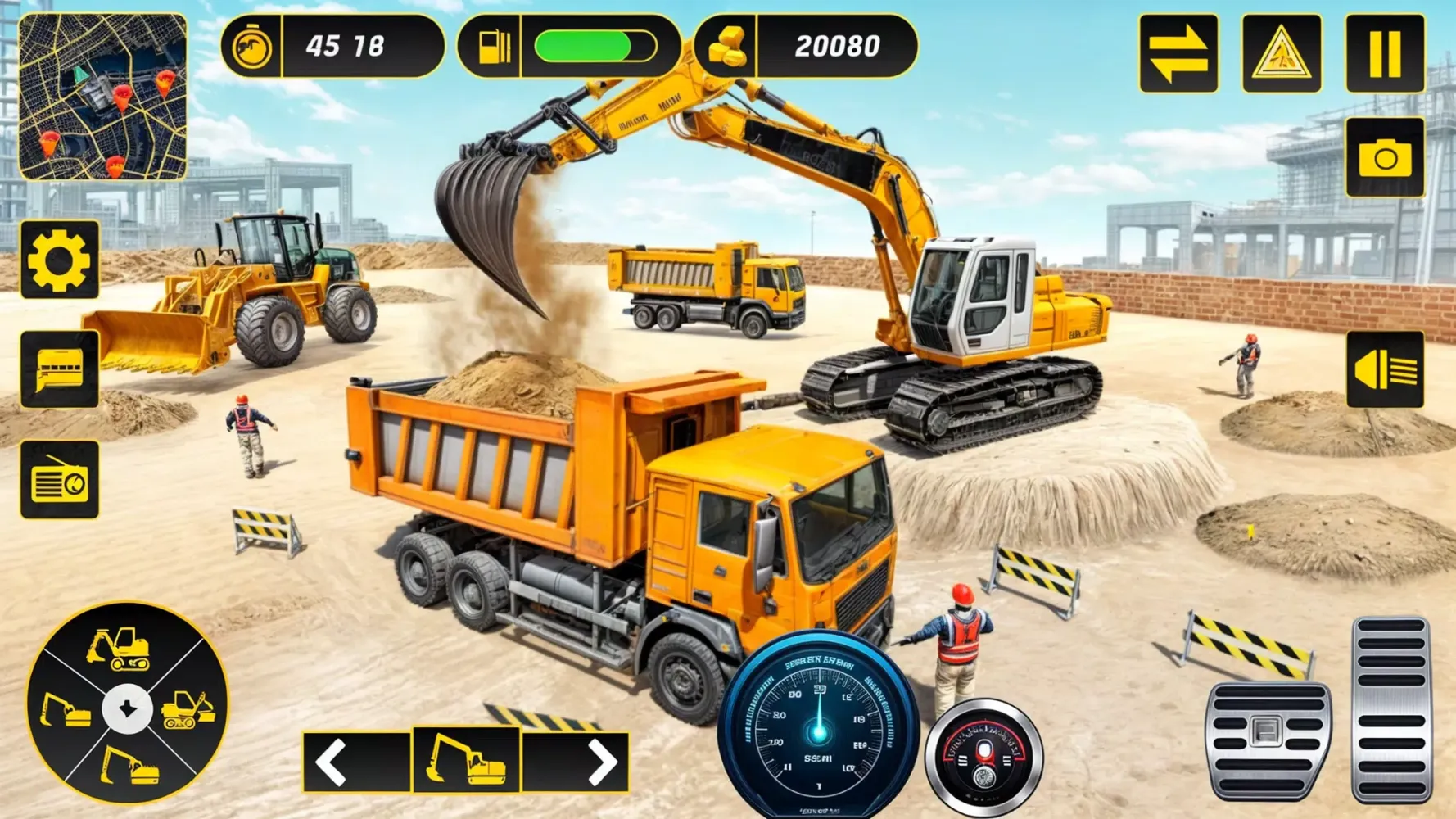 Tangkapan skrin Sand Excavator Simulator 3D
