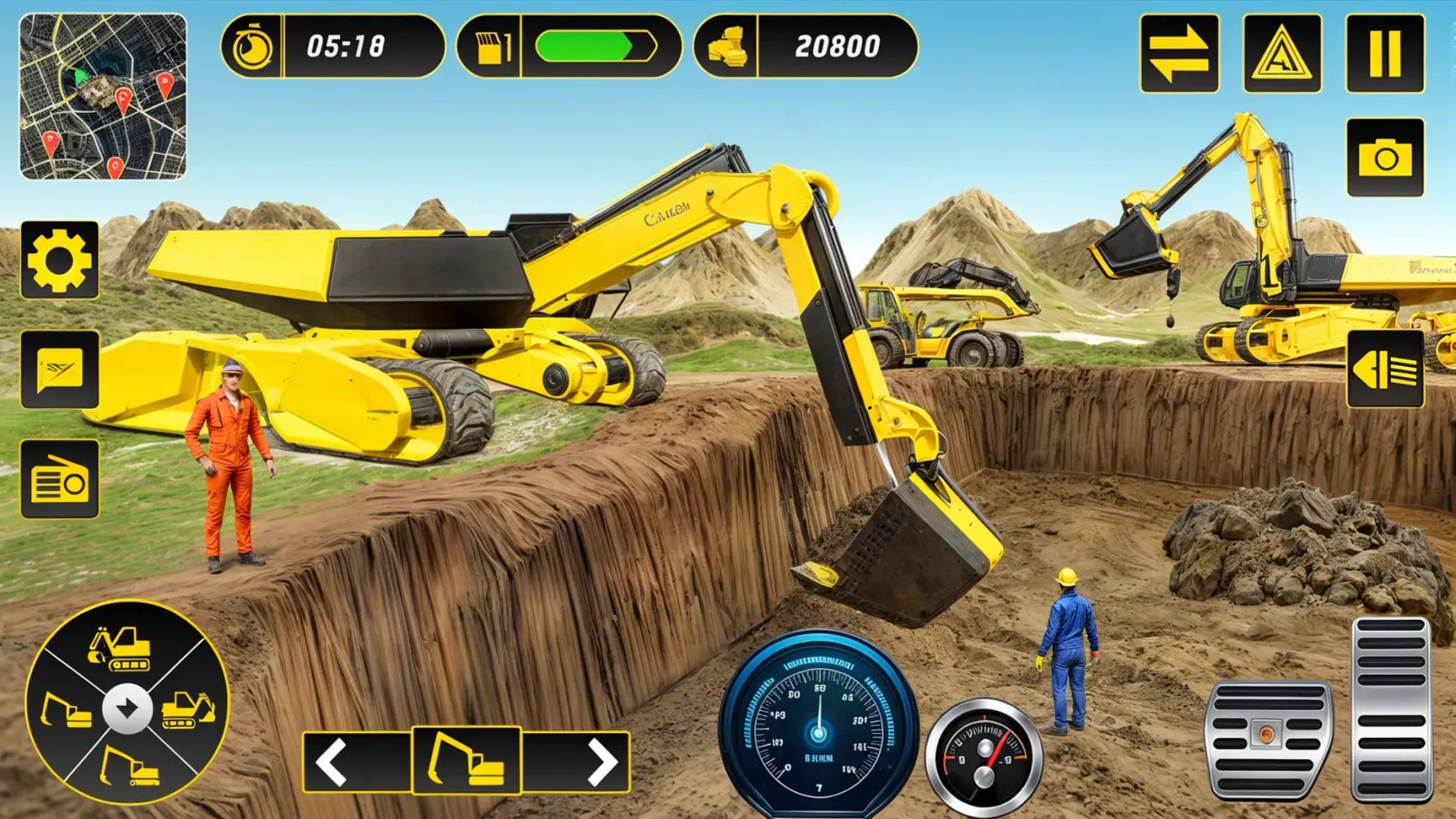 Tangkapan skrin Sand Excavator Simulator 3D