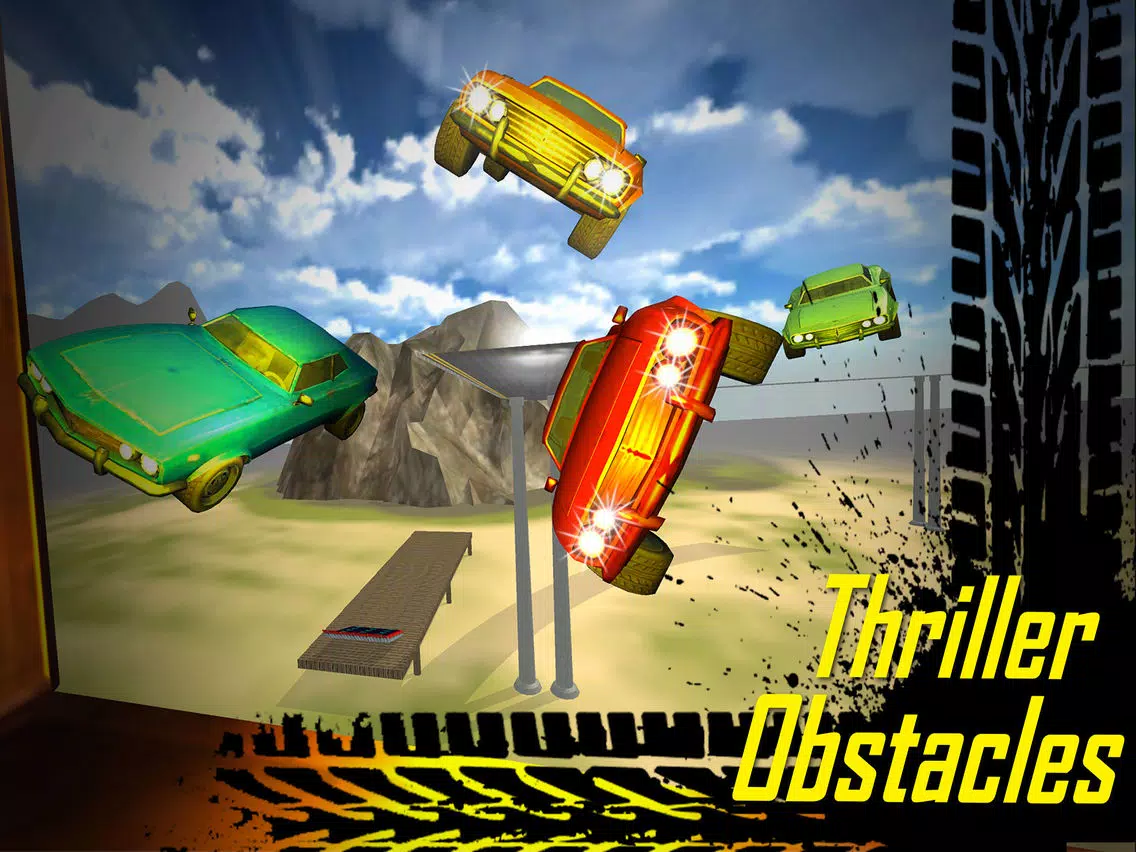 Ảnh chụp màn hình của Crazy Car Stunts Sim 3D iPad 