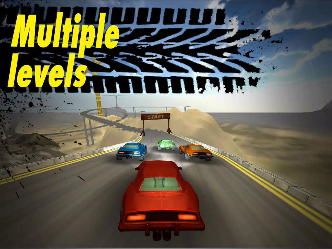 Ảnh chụp màn hình của Crazy Car Stunts Sim 3D iPad 