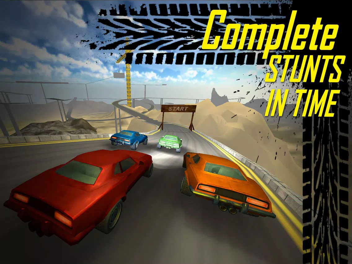 Ảnh chụp màn hình của Crazy Car Stunts Sim 3D iPad 