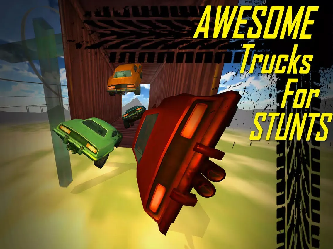 Crazy Car Stunts Sim 3D iPad  스크린샷