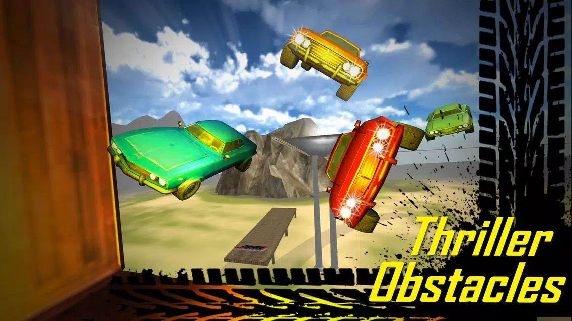 Ảnh chụp màn hình của Crazy Car Stunts Sim 3D
