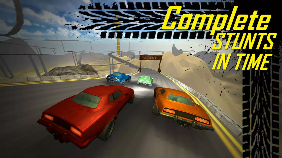 Ảnh chụp màn hình của Crazy Car Stunts Sim 3D