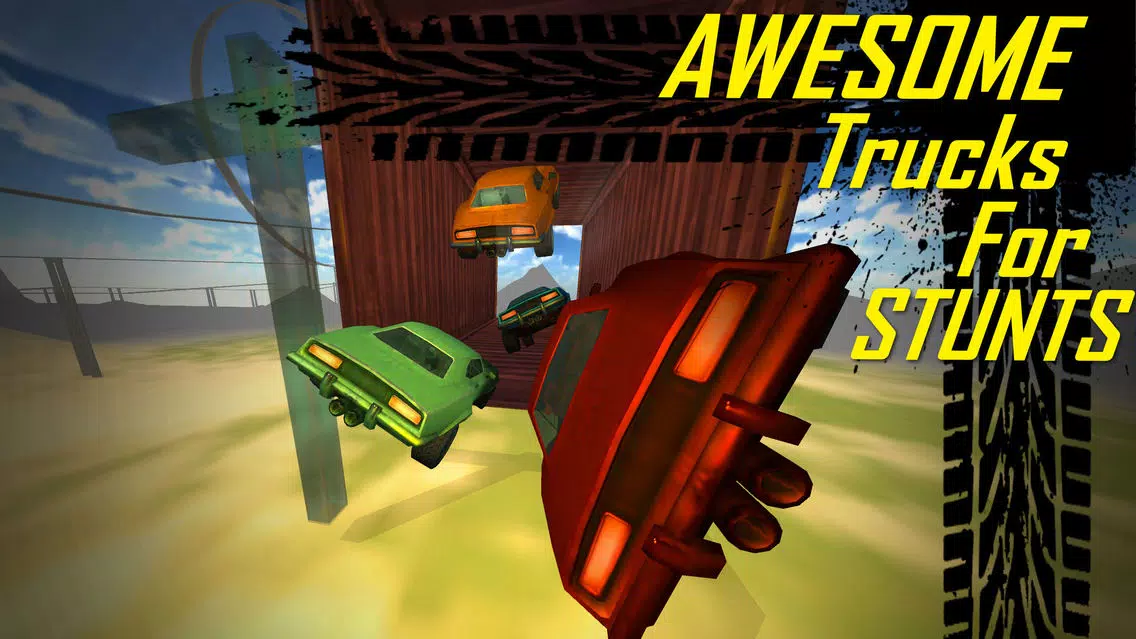 Ảnh chụp màn hình của Crazy Car Stunts Sim 3D