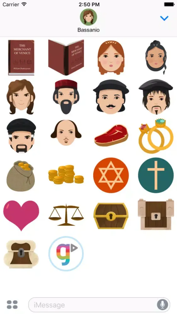 GCSEPod Stickers: The Merchant of Venice应用截图