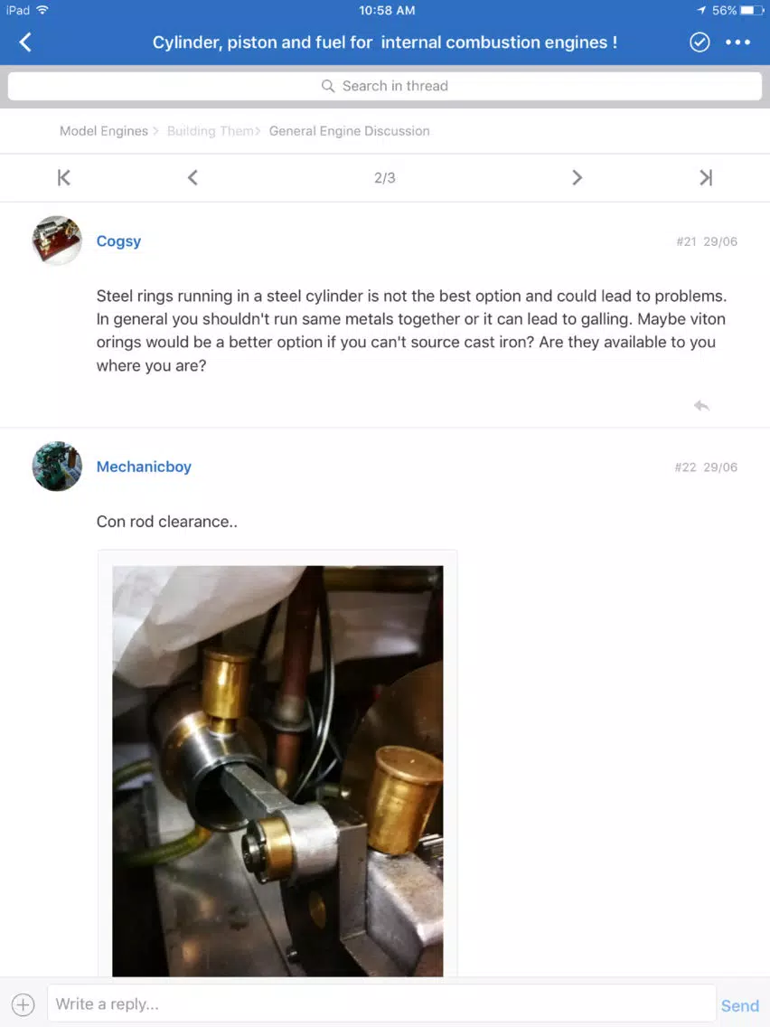 صور Home Model Engine Machinist iPad 