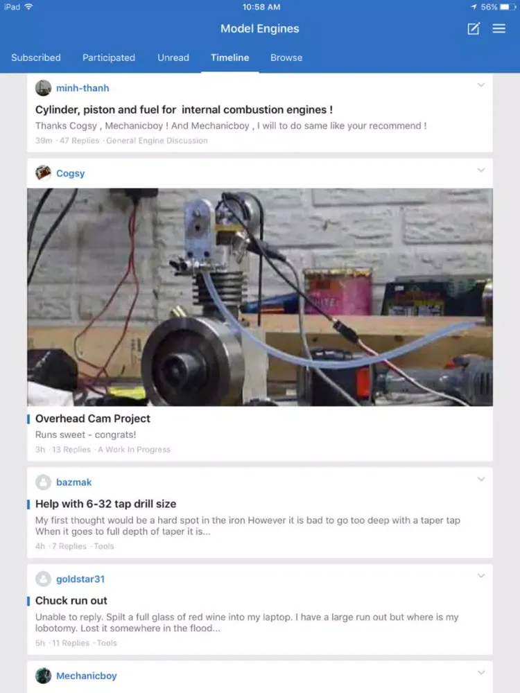 Screenshot di Home Model Engine Machinist iPad 