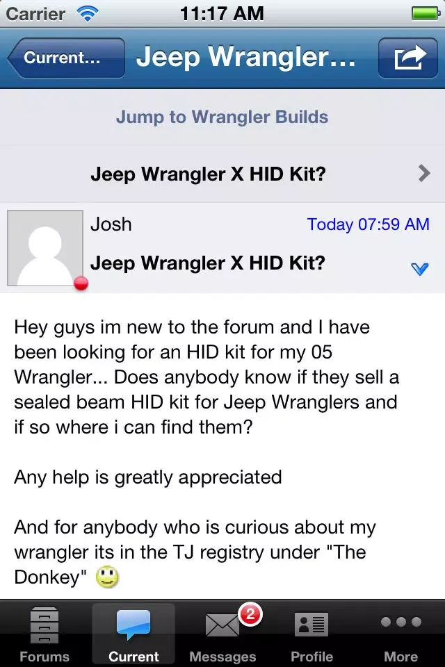 Jeep Wrangler Forum WranglerBoard应用截图