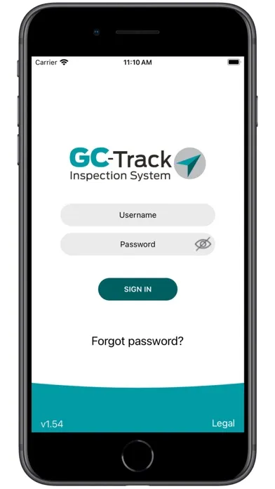 GC-Track Inspection System 스크린샷
