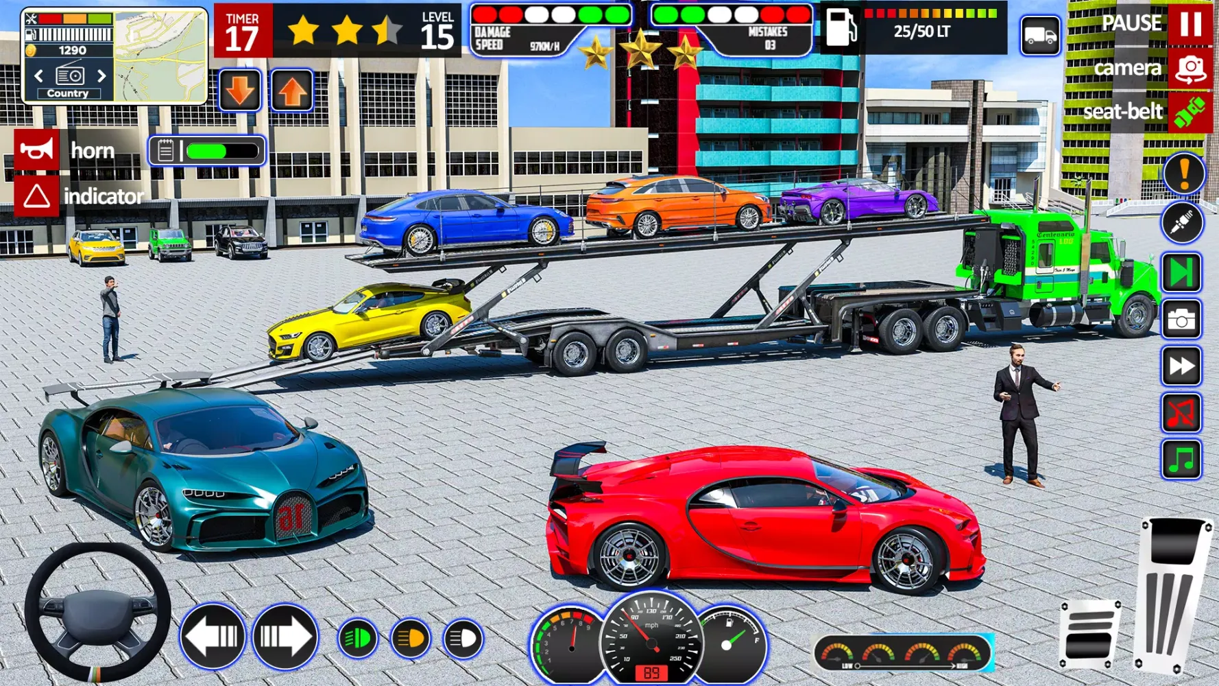 Capturas de tela do Real Truck Driving Truck Game