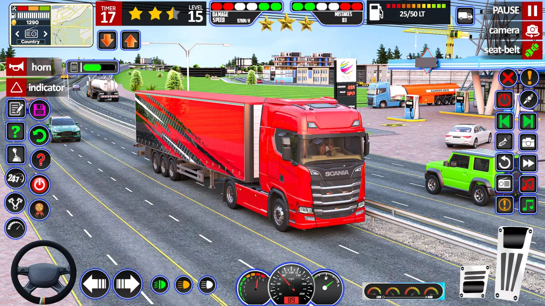 Capturas de tela do Real Truck Driving Truck Game