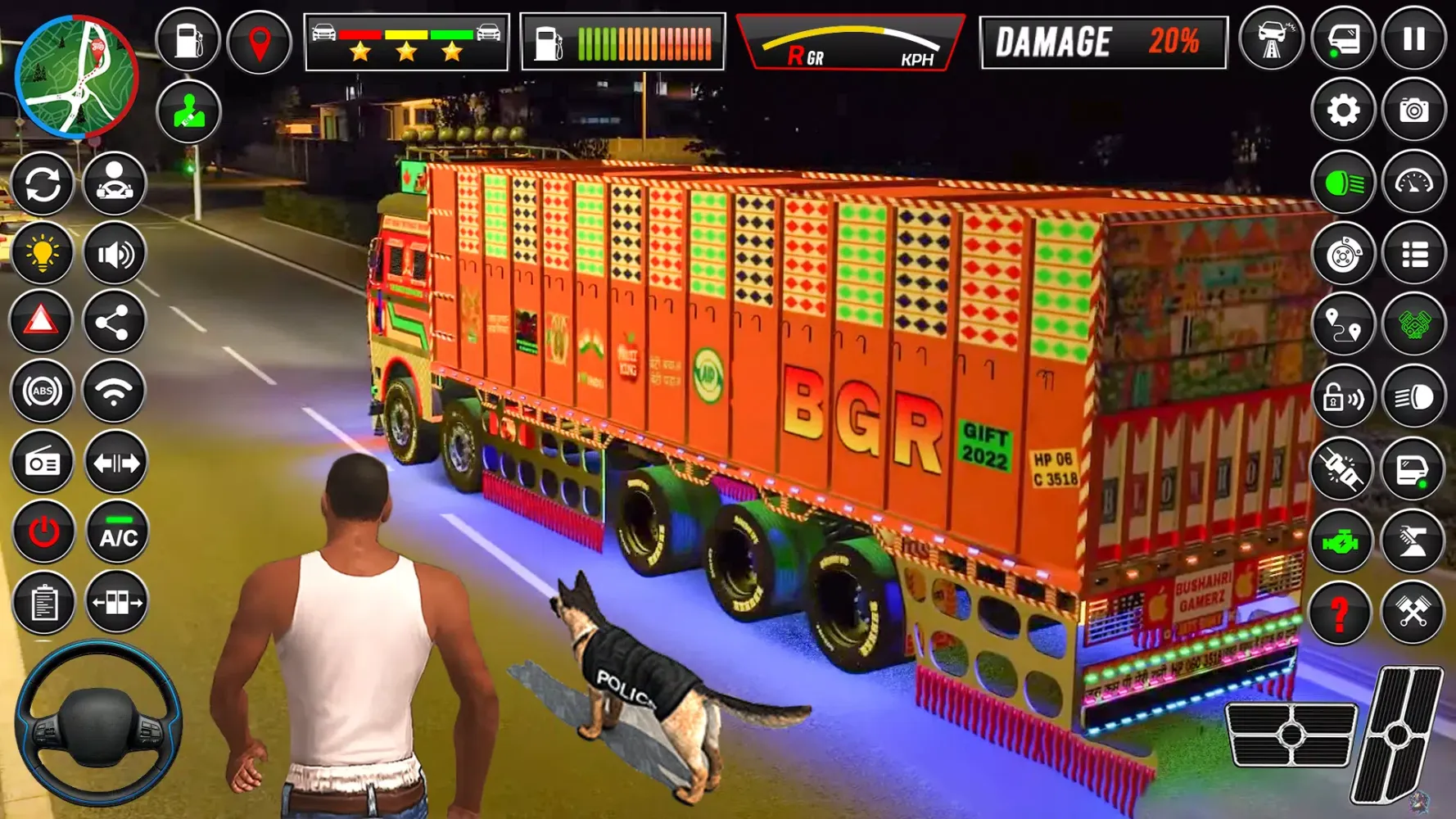 Captures d'écran de Indian Truck Game Truck Sim
