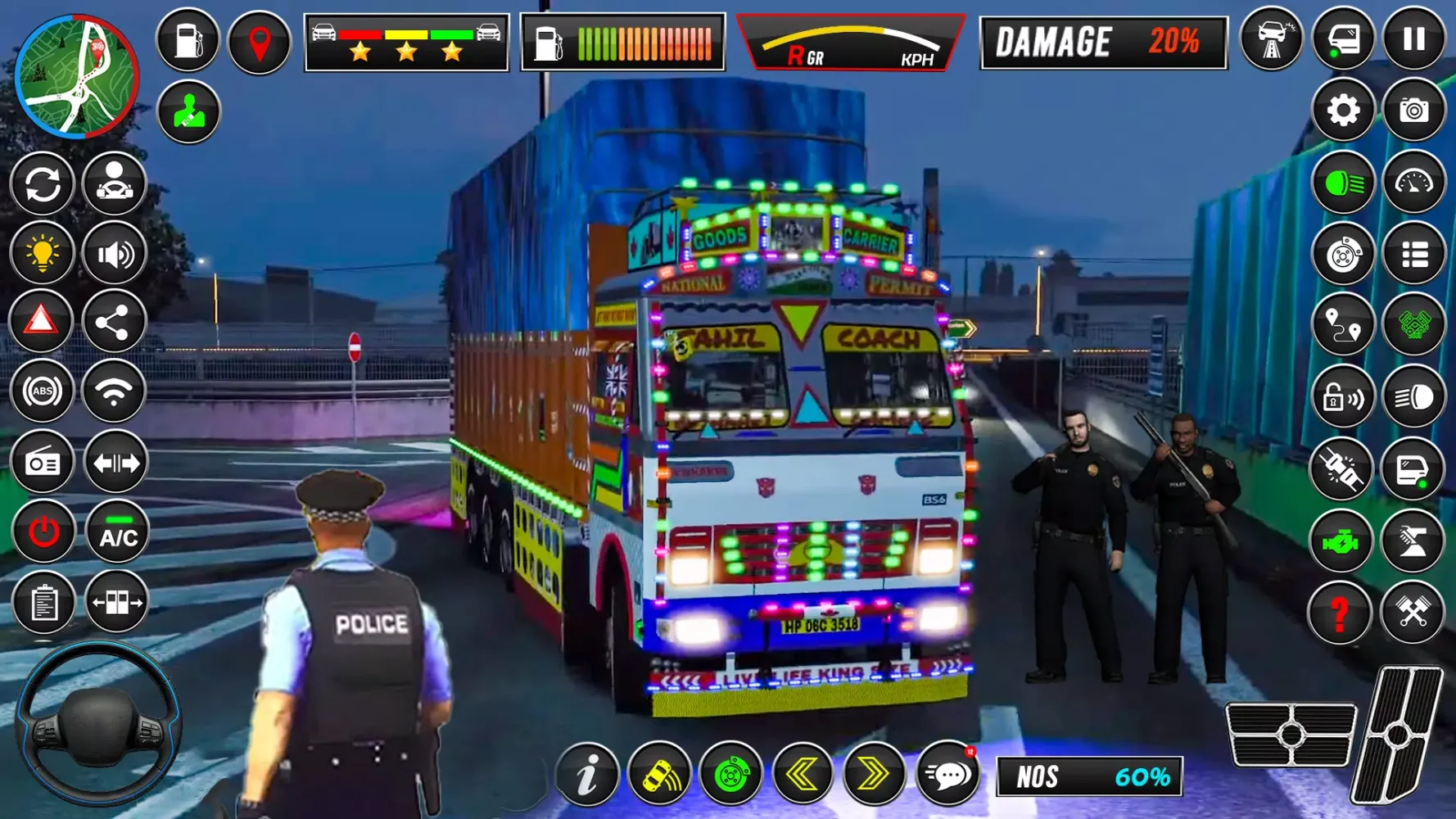 Captures d'écran de Indian Truck Game Truck Sim
