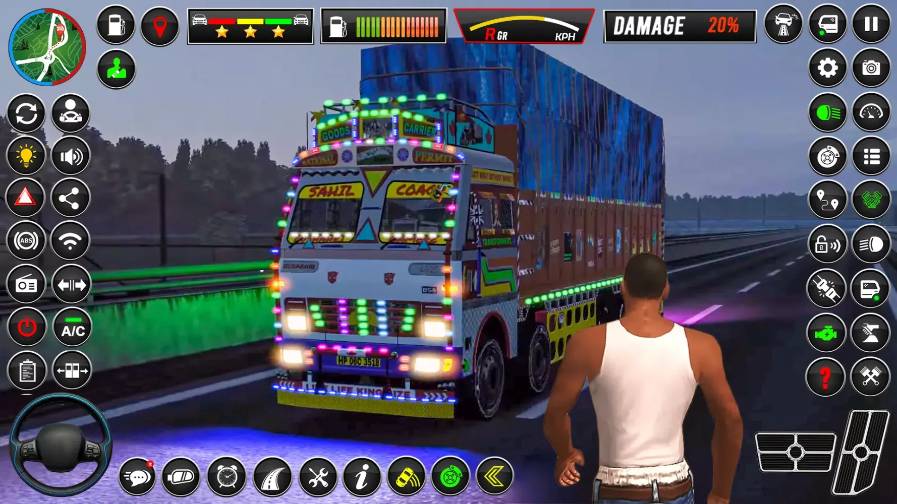 Captures d'écran de Indian Truck Game Truck Sim