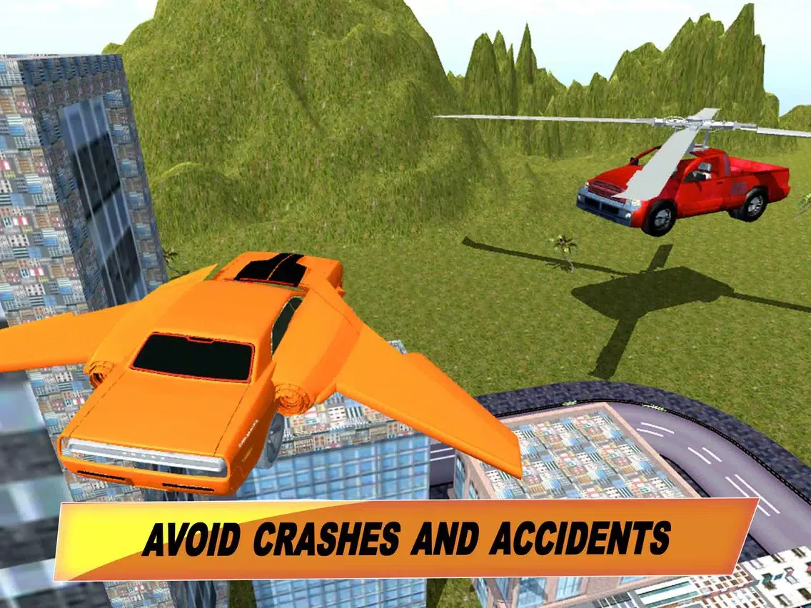 Flying Car War Simulator: Robot Driving Games iPad 应用截图