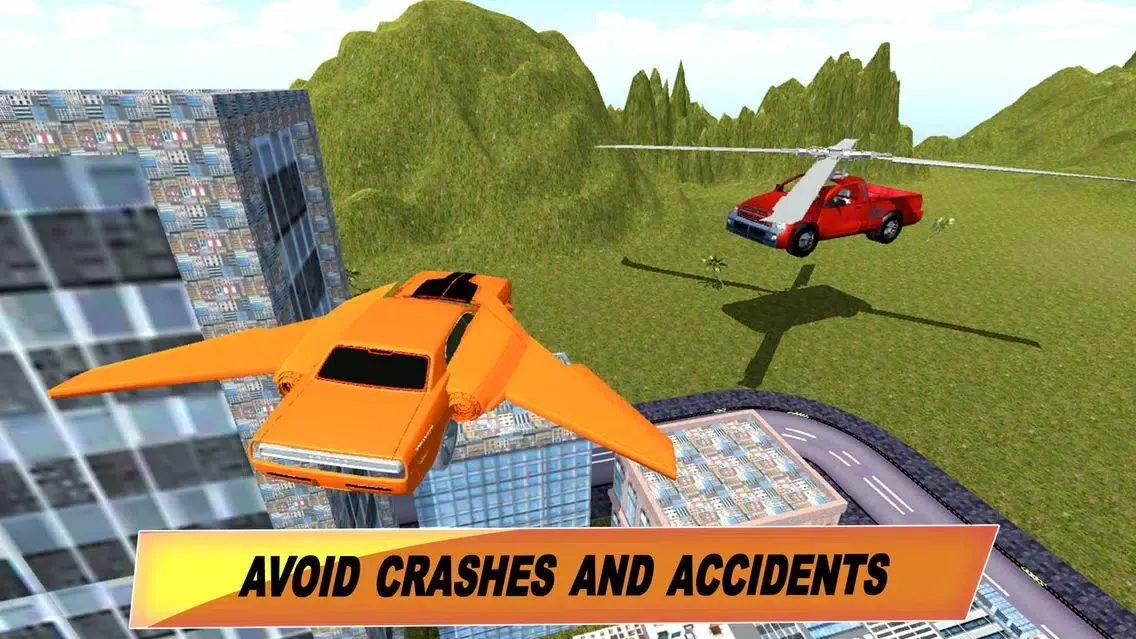 Flying Car War Simulator: Robot Driving Games应用截图