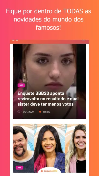 Fofocando Blog应用截图