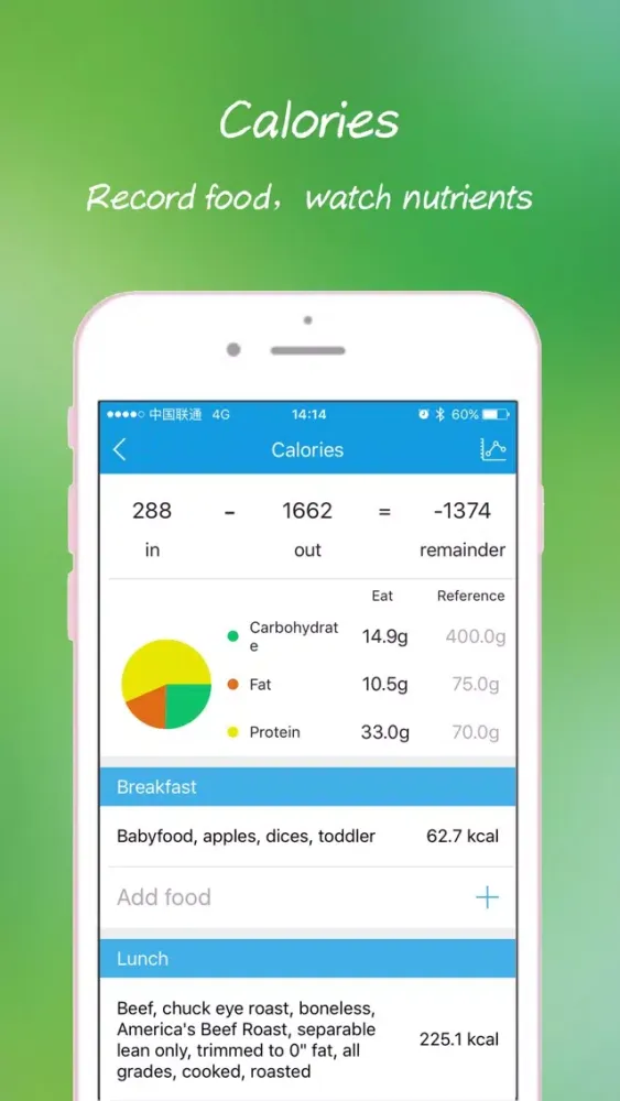 HealthTrack—Watch your body everytime应用截图