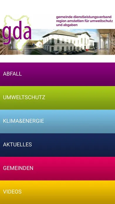 GDA App Ekran Görüntüleri