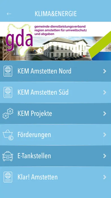 GDA App Ekran Görüntüleri