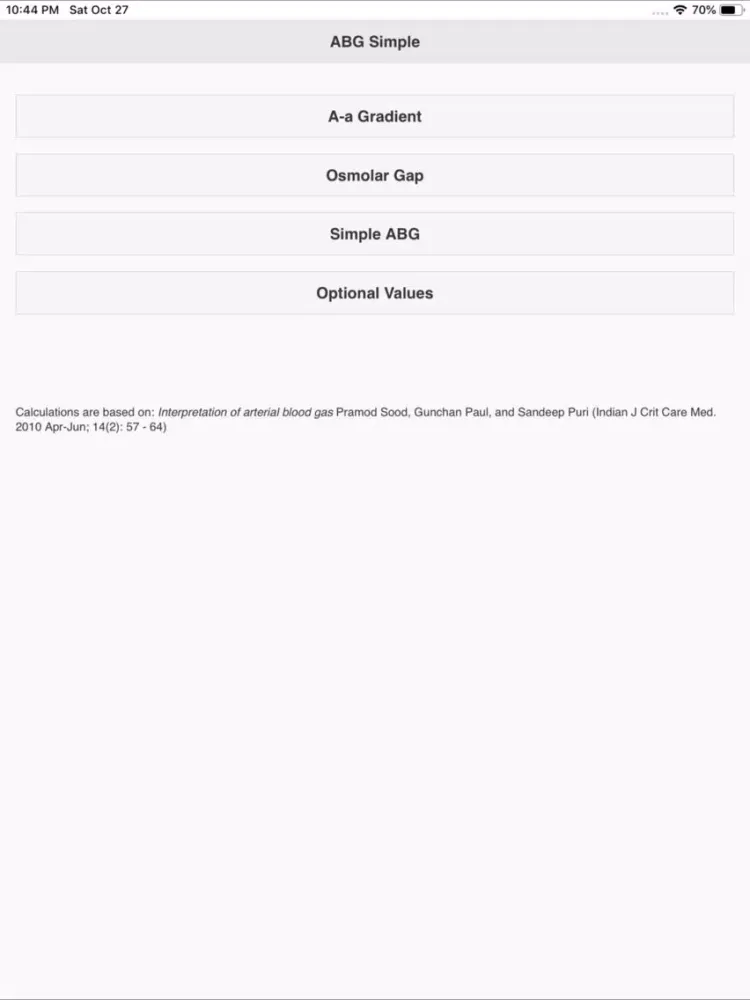 ABG Simple iPad  Screenshots