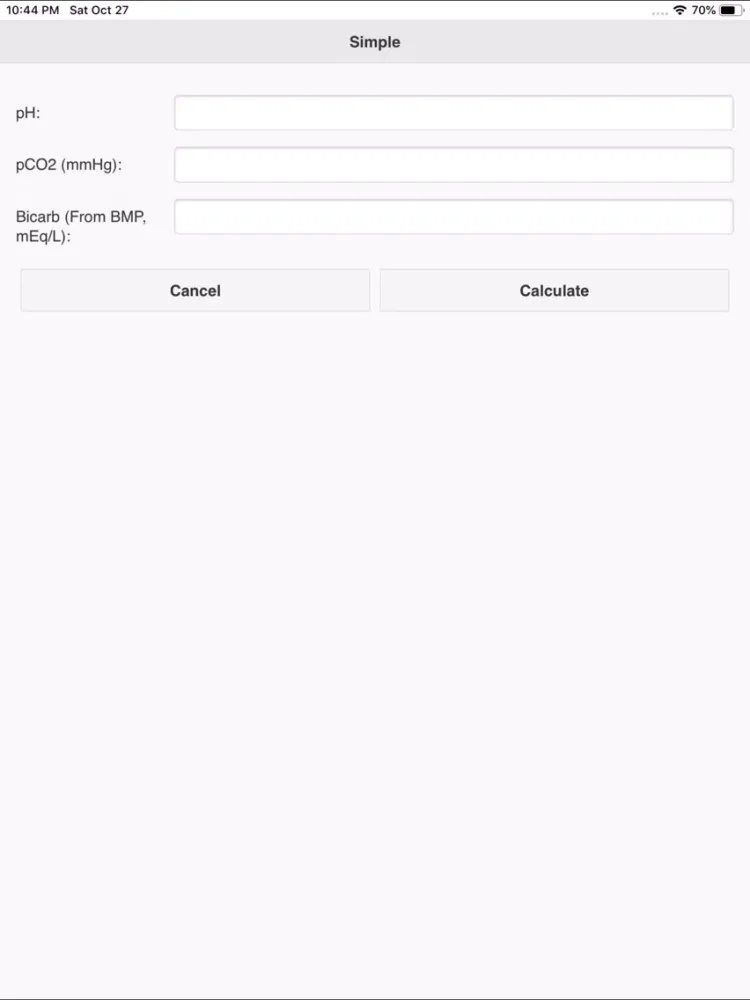 ABG Simple iPad  Screenshots