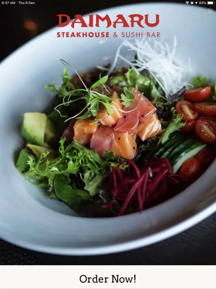 Daimaru Steakhouse & Sushi Bar iPad 应用截图