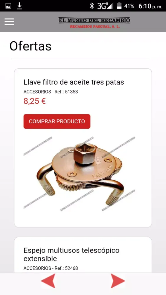 Captures d'écran de El Museo del Recambio