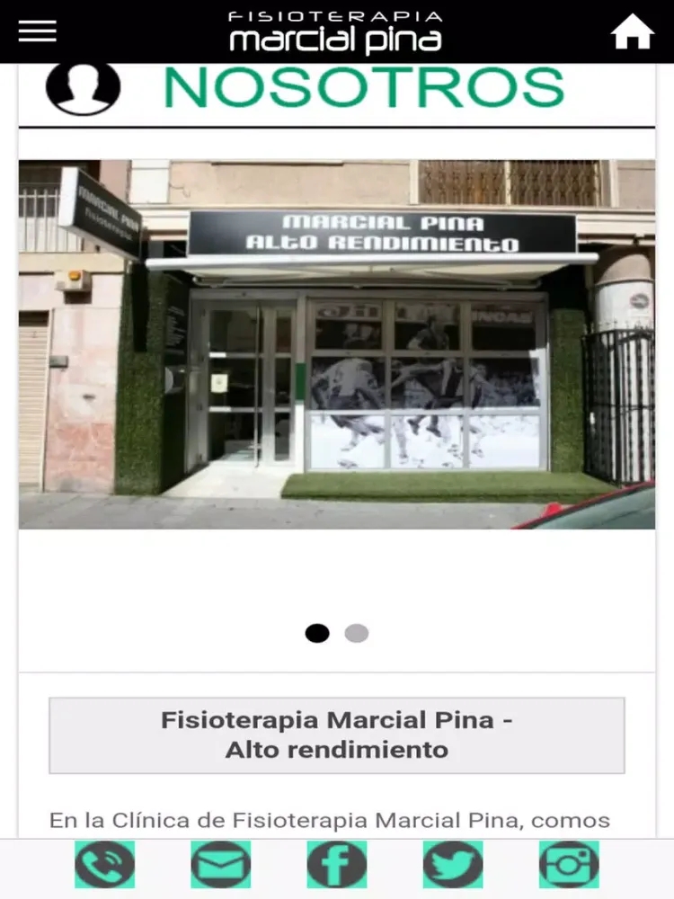 Screenshot di Fisioterapia Marcial Pina iPad 