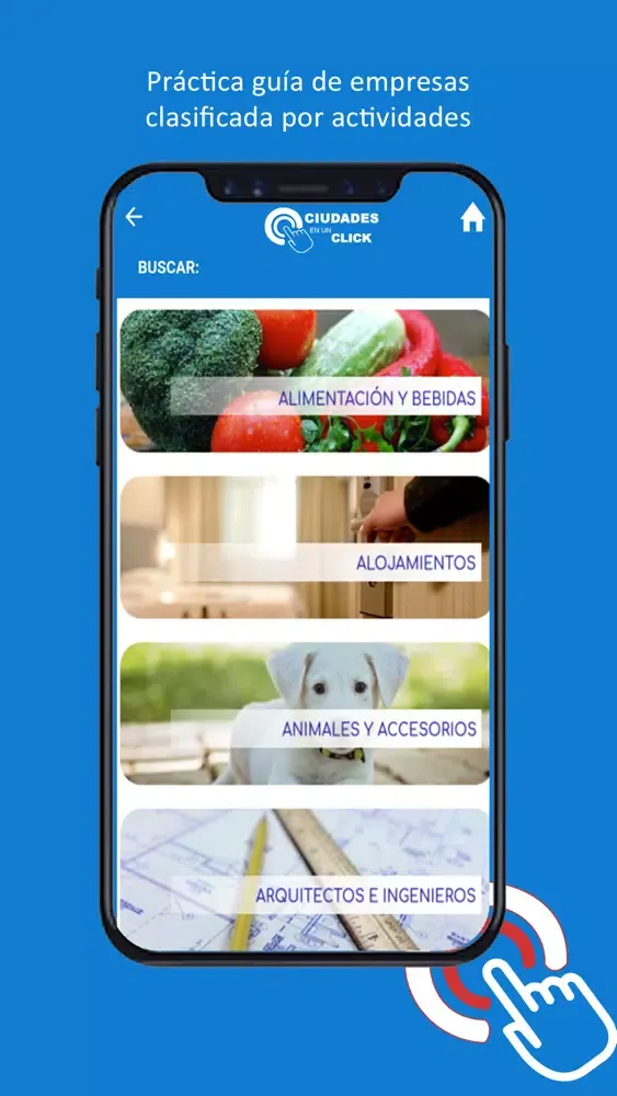 Ảnh chụp màn hình của Gandia en un Click