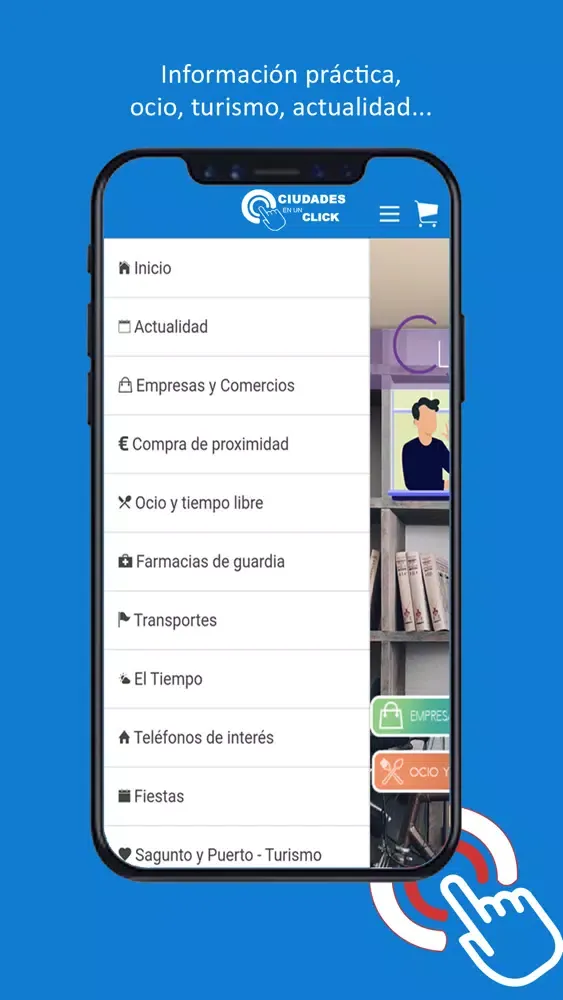 Ảnh chụp màn hình của Gandia en un Click