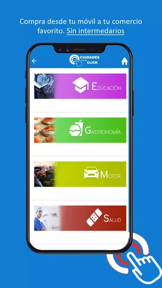 Ảnh chụp màn hình của Gandia en un Click