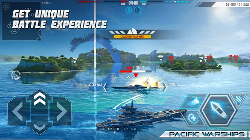 ภาพหน้าจอของ Pacific Warships: Naval PvP