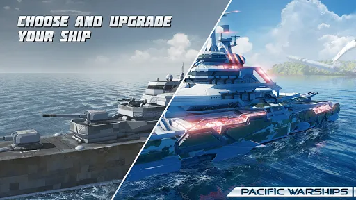 ภาพหน้าจอของ Pacific Warships: Naval PvP
