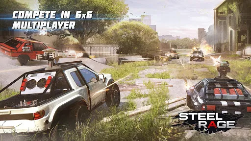 Steel Rage: Mech Cars PvP War應用截圖