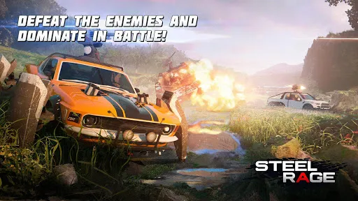 Steel Rage: Mech Cars PvP War應用截圖
