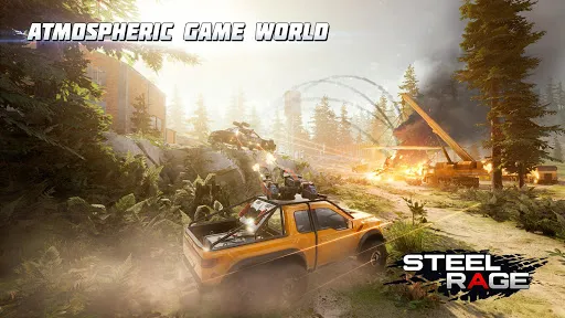 Steel Rage: Mech Cars PvP War應用截圖