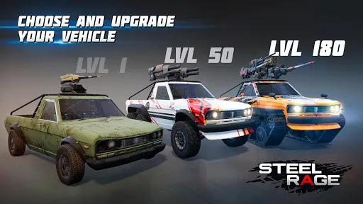 Steel Rage: Mech Cars PvP War應用截圖